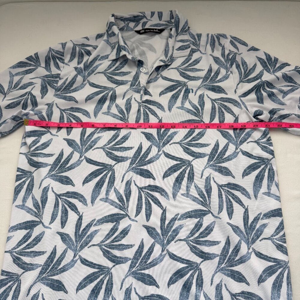 TravisMathew Polo Shirt Mens Large Leaf Print Golf Casual Short Sleeve - Picture 5 of 6